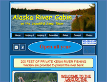 Tablet Screenshot of alaskarivercabin.com